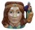 Royal Doulton Boudicca Celtic Queen Military Leader Toby Character Jug For Sale