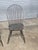 Dark Green Pair of Late 20th Century David T Smith Bow Back Windsor Chairs Dark Green Finish Ohio Bench Made For Sale - Image 8 of 9