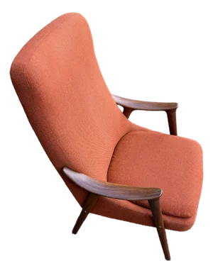 1960s Mid-Century Modern Møre Lenestol Fabrikk "Klarinett" Teak Lounge Chair