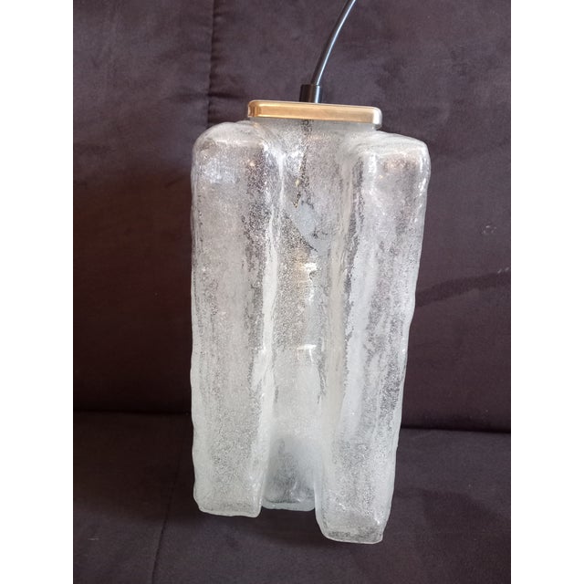 Glass Pendant Lamp by J.T. Kalmar for Kalmar, Austria, 1960s For Sale - Image 7 of 8