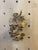 Metal Vintage Decorative Candle Holder Sconce With Floral Design. For Sale - Image 7 of 7