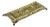 Art Nouveau Footed Gilt Brass Pen Tray For Sale
