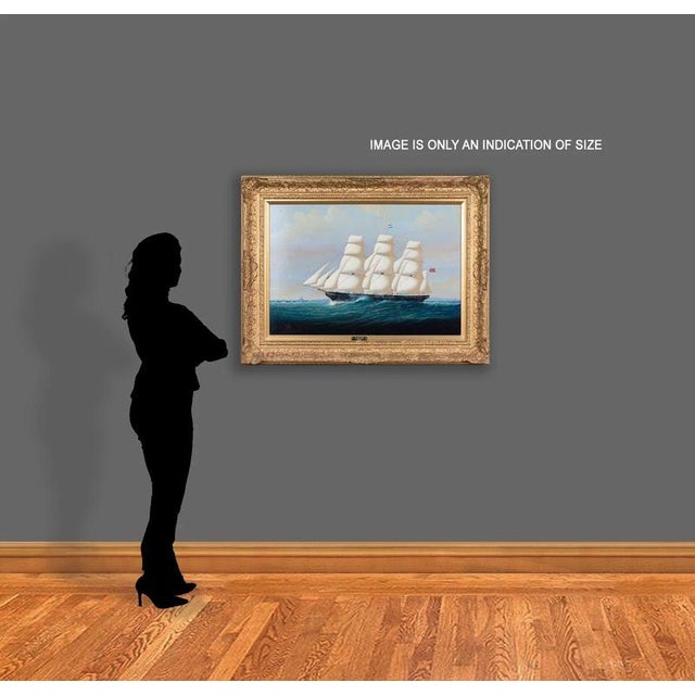 Anthony Skuse, Marine Seascape of The Ellen Stuart Ship, Oil Painting For Sale - Image 3 of 9
