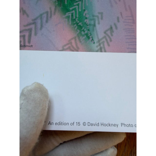 Abstract David Hockney, Less Trees Near Warter 2009, Copyright David Hockney, Printed in Uk For Sale - Image 3 of 6