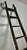 Antique Rustic Library Ladder, Iron & Wood With Distressed Patina For Sale - Image 11 of 18