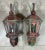 1970s Vintage Brass and Copper Wall Hanging Lanterns - Set of 2 For Sale - Image 5 of 13