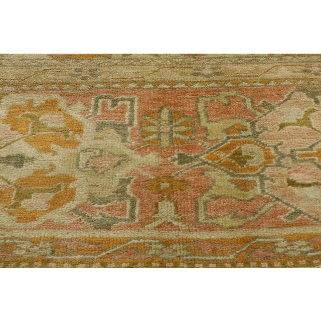 Beige Late 19th Century Turkish Oushak Rug, 11'08 X 16'00 For Sale - Image 8 of 12