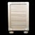 Organize in natural style with this vintage blonde pencil reed dresser. The light finish and woven reed detailing offer...