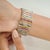 Elegant Multi-Row Multi-Sapphire Bracelet | 48.70 CTW | Sterling Silver For Sale - Image 12 of 16