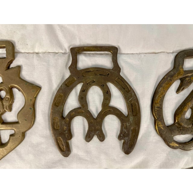 Mid 20th Century Horse Brass Christmas Ornaments - Set of 12 For Sale - Image 4 of 13