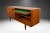 Teak Mid Century Denmark Sliding Door Sideboard Credenza For Sale - Image 10 of 14
