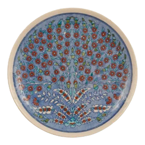 Turkish Iznik Tree of Life Plate