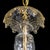 Baroque Vintage Ca’ Rezzonico Style Gold‑Infused Murano Chandelier, in the Manner of Giuseppe Briati For Sale - Image 3 of 18