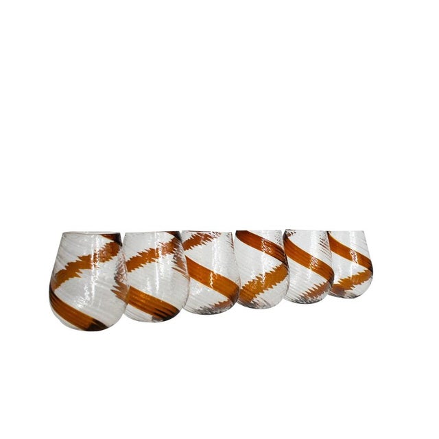 Italian Whiskey Drinking Glasses by Maryana Iskra, Set of 6 For Sale - Image 16 of 16