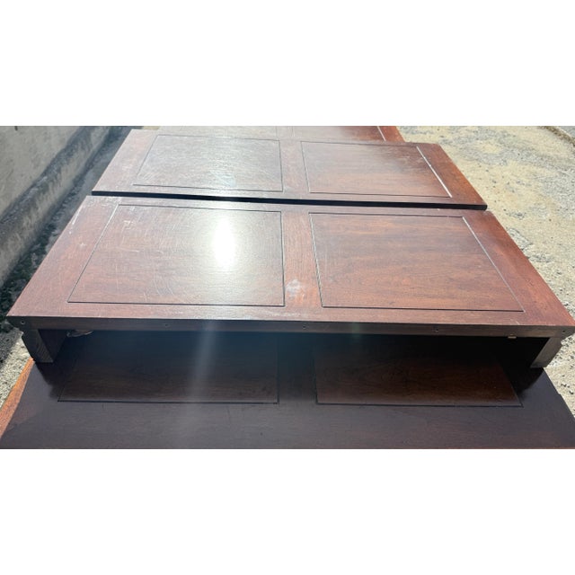 Henredon Ming Style Dining Table With Two Leaves, 1980s For Sale - Image 9 of 14