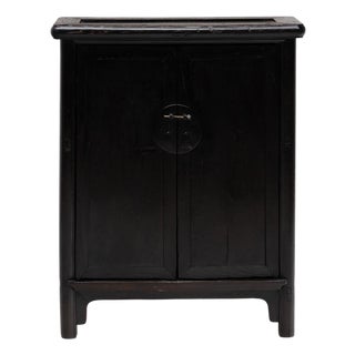 Chinese Petite Lacquered Noodle Cabinet, C. 1850 For Sale