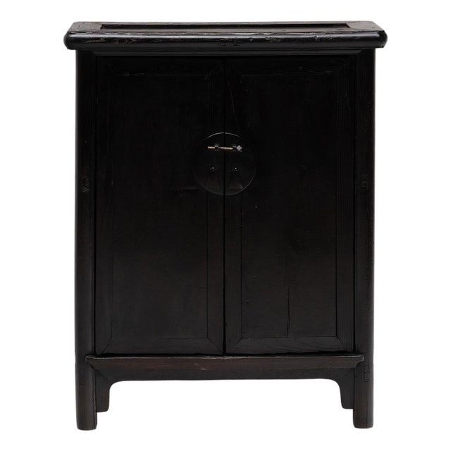 Chinese Petite Lacquered Noodle Cabinet, C. 1850 For Sale