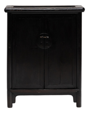 Chinese Petite Lacquered Noodle Cabinet, C. 1850