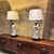 Mid-Century Modern 1950s Marcello Fantoni Asian Figural Table Lamps Italy For Sale - Image 3 of 12