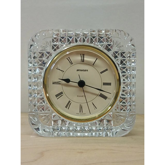Vintage MCM Staiger Quartz Square Clock – W. Germany For Sale In Houston - Image 6 of 6