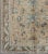 Tribal Floral Vintage Turkish Oushak Rug in Cream, Green, Light Peach and Brown 5'1 X 7'8 For Sale - Image 3 of 8