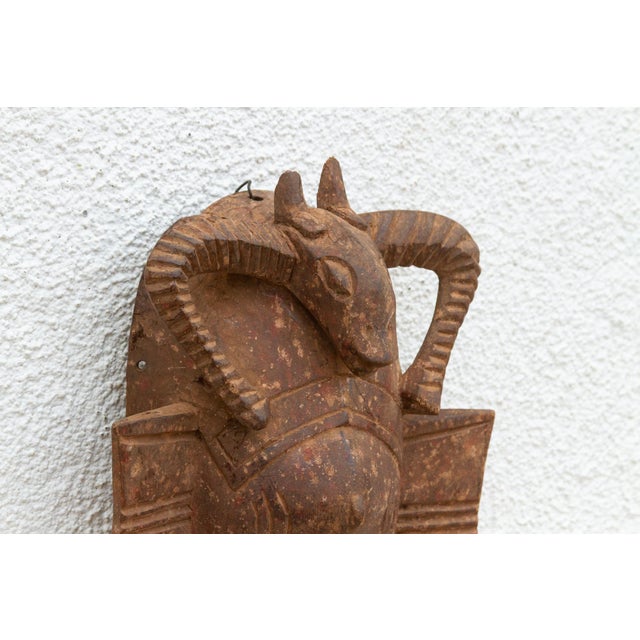 1950s Vintage African Bwa Antelope Mask For Sale - Image 5 of 8
