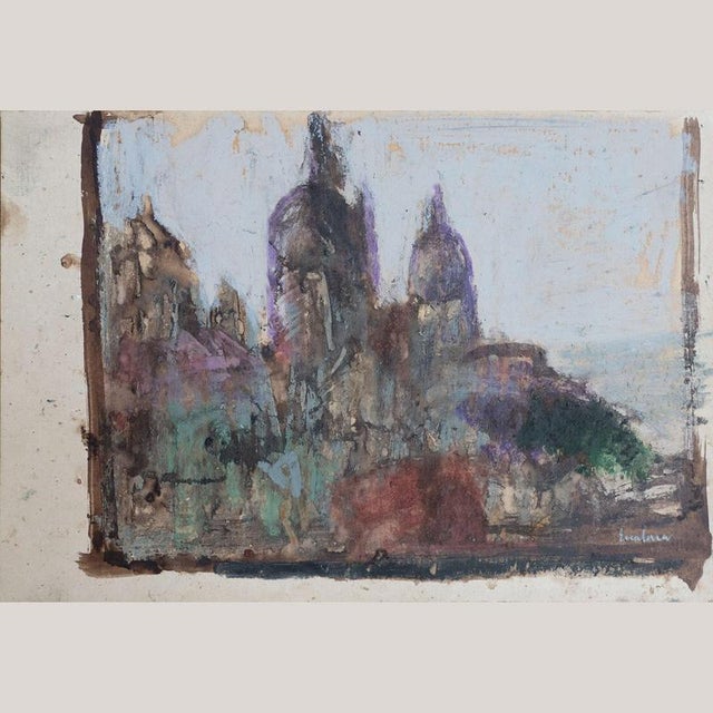 Impressionist Artist, Cityscape: Possibly Barcelona, Oil Painting For Sale - Image 7 of 8