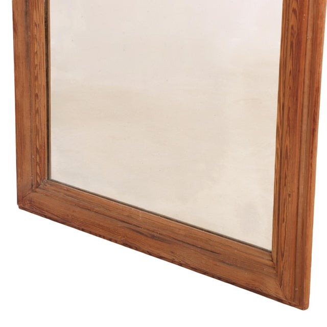 Wood French Pine Mirror Frame, 19th C. For Sale - Image 7 of 7