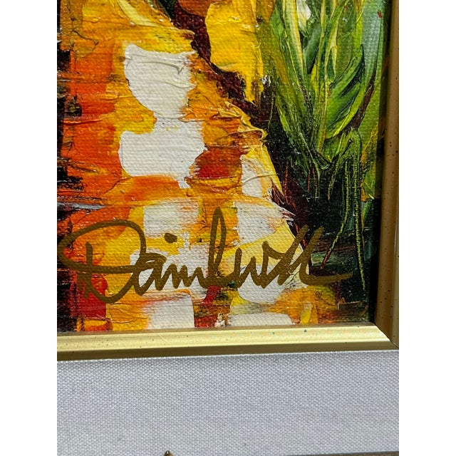 Daniel Wall Enhanced Giclee Watery Street. Framed. For Sale - Image 4 of 7