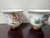 Late 20th Century Kangxi Signed Chinese Famille Rose Flower Cups W/Poem Hand Painted - a Pair For Sale - Image 4 of 12