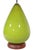 Green Mid 20th Century Green Glass Table Lamp With Original Shade For Sale - Image 8 of 12