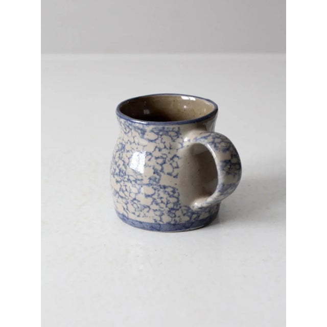 Vintage Beaumont Brothers Pottery Spongeware Mug For Sale - Image 4 of 9