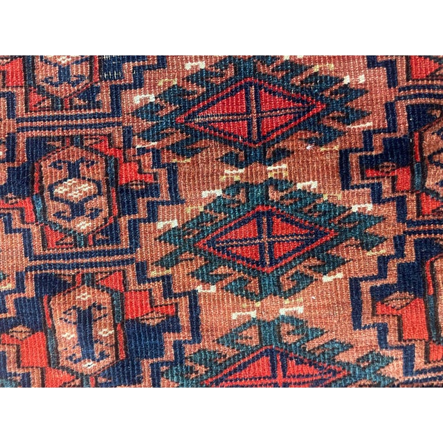 Late 19th Century (circa 1880–1900) An attractive antique Turkoman tribal rug featuring an all-over arrangement of...