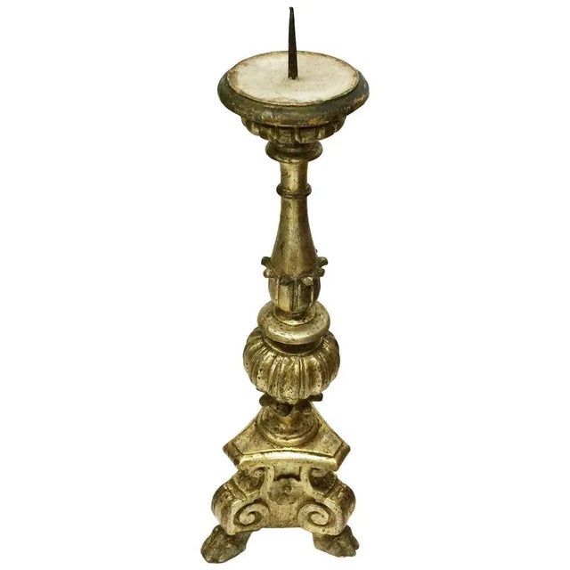 19th Century Baroque Style Candle Stand For Sale - Image 11 of 11