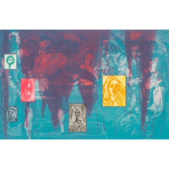 Contemporary David Salle "Canfield Hatfield 1" Etching, 1989 For Sale - Image 3 of 13