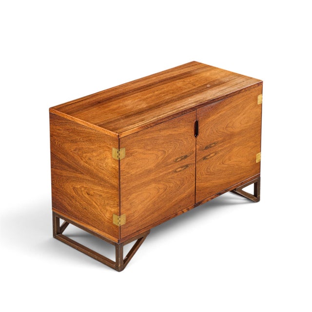 Svend Langkilde for Langkilde Møbler Mid Century Rosewood and Teak Cabinet For Sale - Image 9 of 10