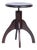 Art Deco Piano Stool in Beech and Iron, Czech, 1940s For Sale