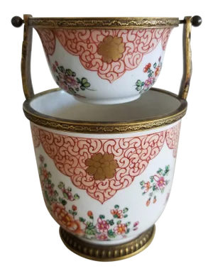 1920s Gilt Bronze Mounted French Porcelain