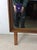 Wood Mid Century Modern Mountable Mirror With Wooden Details at Top For Sale - Image 7 of 18