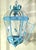 Vintage Solid Brass Hanging Lantern - Neoclassical Architectural Pendant Light For Sale - Image 10 of 17