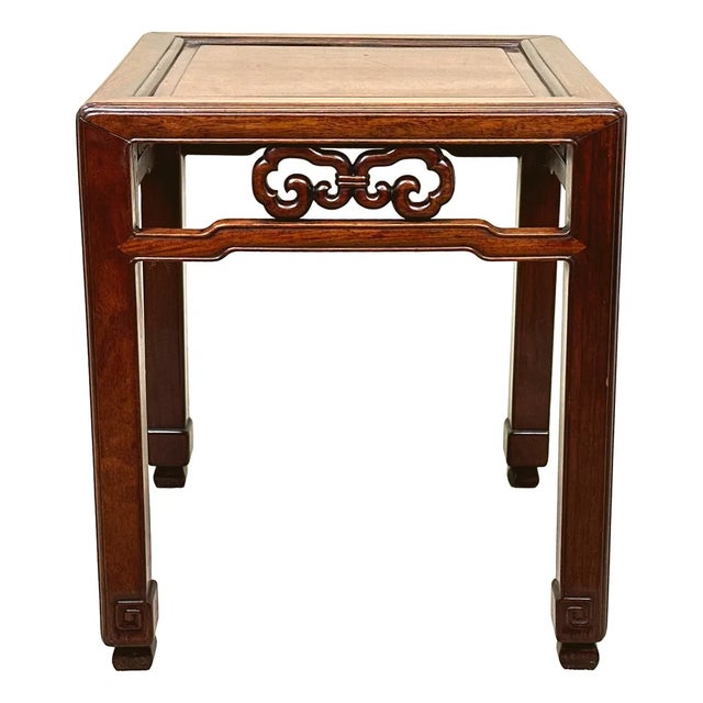 Oriental Hardwood Square Coffee Table, 1870 For Sale - Image 3 of 11
