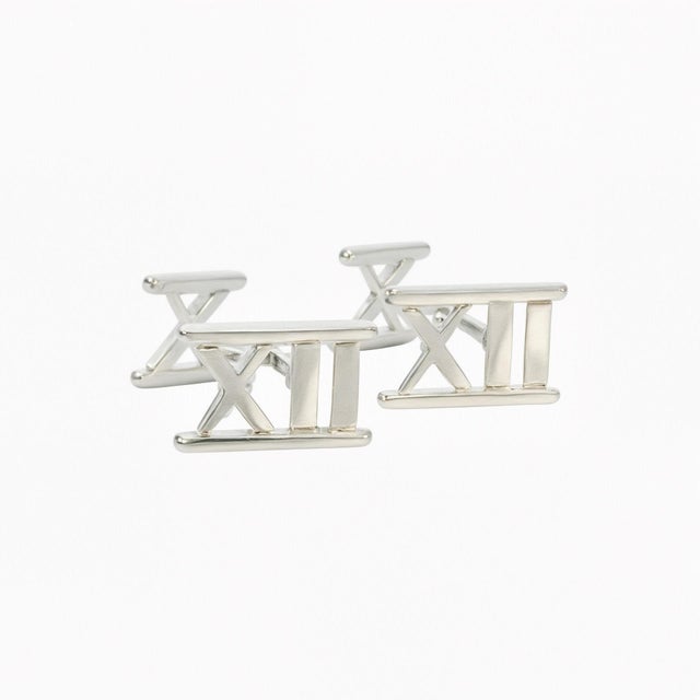 1990s 1990s Pair of Tiffany & Co Estate Cufflinks Sterling Silver 6.20 Grams For Sale - Image 5 of 7