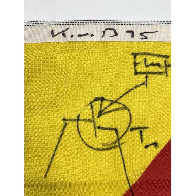 Klaus Vom Bruch, Cargo Cult: Mann über Bord Flag Artwork, 1995, Fabric For Sale - Image 3 of 16