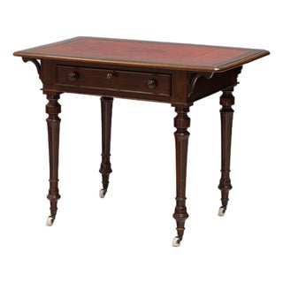 Vintage Writing Table in Walnut, 1880 For Sale