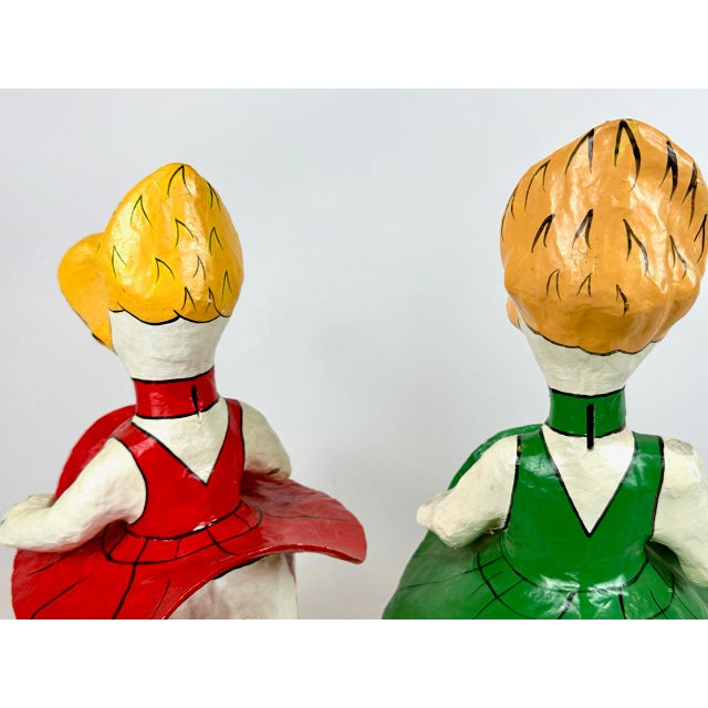 French Papier-Mâché Dancing Ducks, 1960s, Set of 2 For Sale - Image 6 of 18