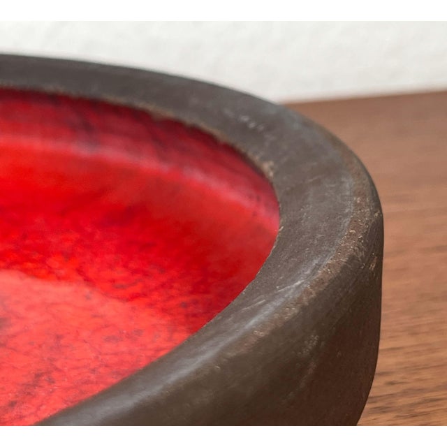 Mid-Century Modern Danish Studio Pottery Bowl, Svaneke, Bornholm, 1960s For Sale - Image 9 of 18