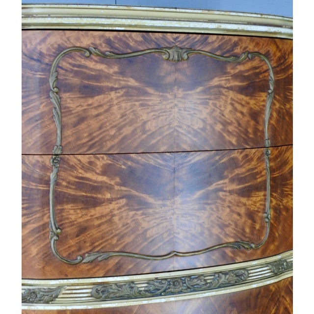 Wood 20th Century French Satinwood Chest on Chest For Sale - Image 7 of 11