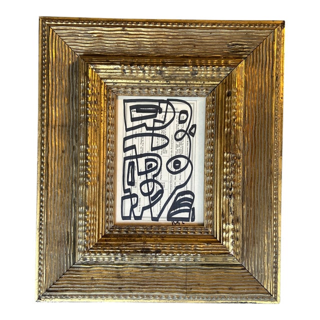 Contemporary Original Wayne Cunningham Abstract Marker Drawing For Sale