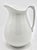 Farmhouse Large Vintage English White Ironstone Pitcher For Sale - Image 3 of 10