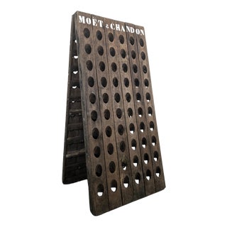 Moët & Chandon Oak Champagne Riddling Rack for 120 Bottles For Sale
